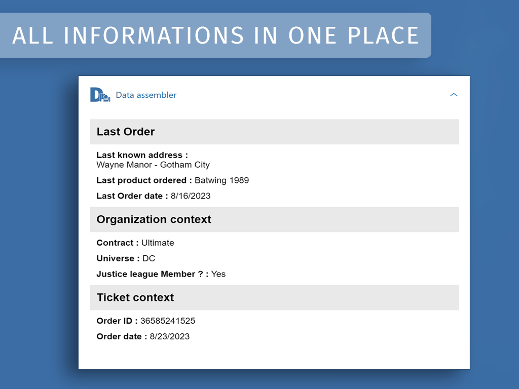 Data Assembler screenshot 1